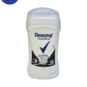 ضد صابونی تعریق Rexonaمدل invisible black and white حجم 40 گرم Rexona antiperspirant, invisible black and white model, volume 40 grams