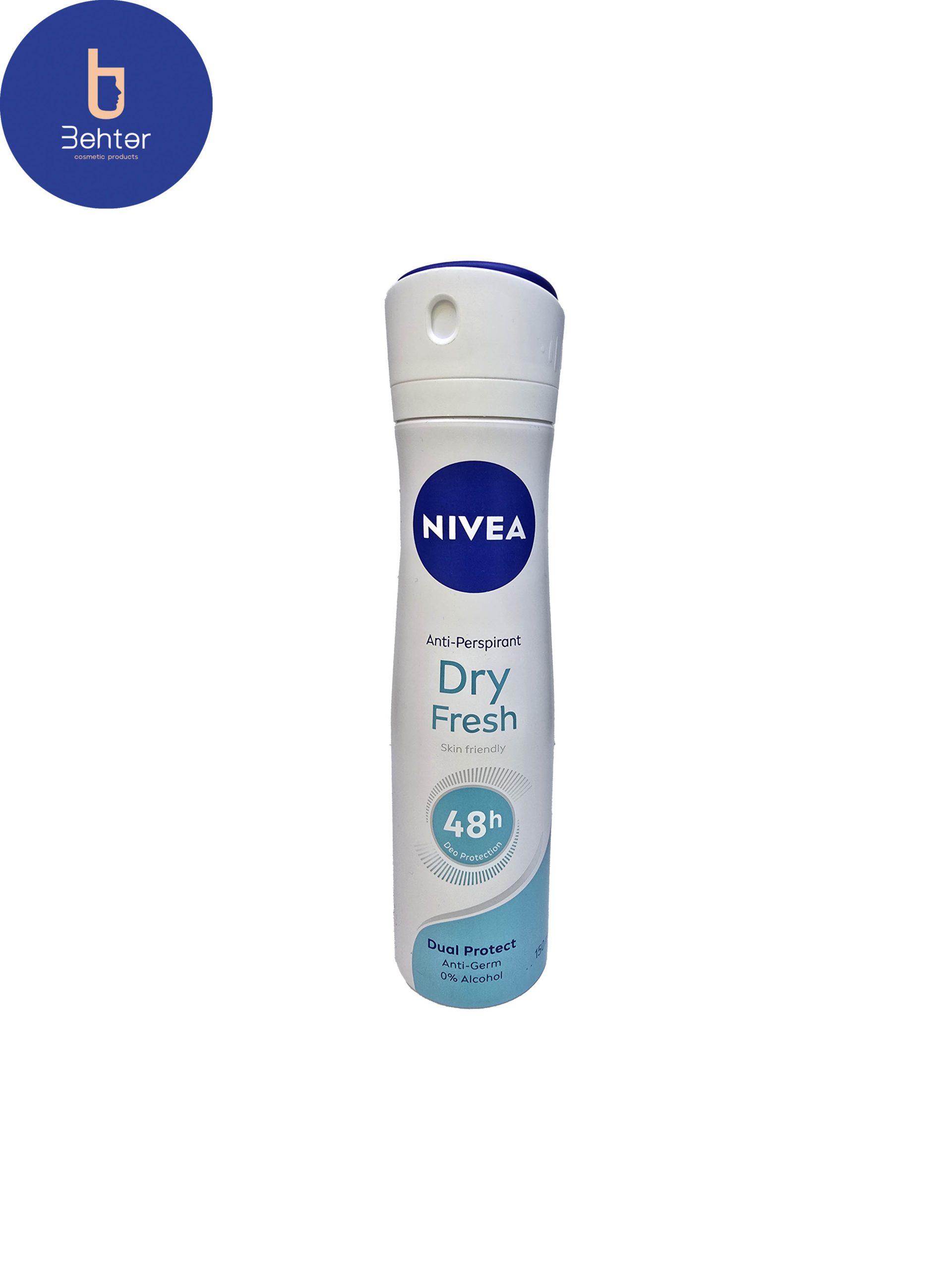 اسپری ضد تعریق  Nivea مدل Dry Fresh حجم 150میل Nivea antiperspirant spray, Dry Fresh model, volume 150 ml