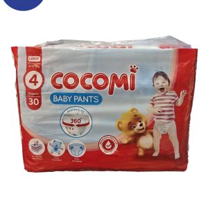 پوشک کوکومی شورتی سایز 4 LARGE بسته بندی 30 عددی Cocomi diapers, size 4 LARGE, 30 pieces