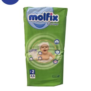 پوشک مولفیکس سایز 2 SMALL بسته بندی 44 عددی Molfix diaper ,size 2 SMALL , 44 pcs