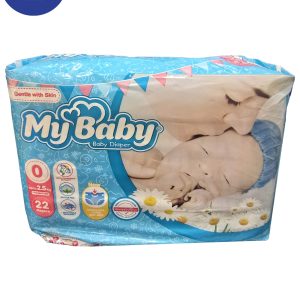 پوشک مای بیبی سایز 0 PREMATURE بسته بندی 22 عددی My baby diaper , Size 0 PREMATURE , 22 pcs