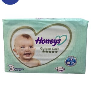 پوشک هانیز سایز 3 MEDIUM بسته بندی 38 عددی Honeys diapers ,size 3 MEDIUM, 38 pcs