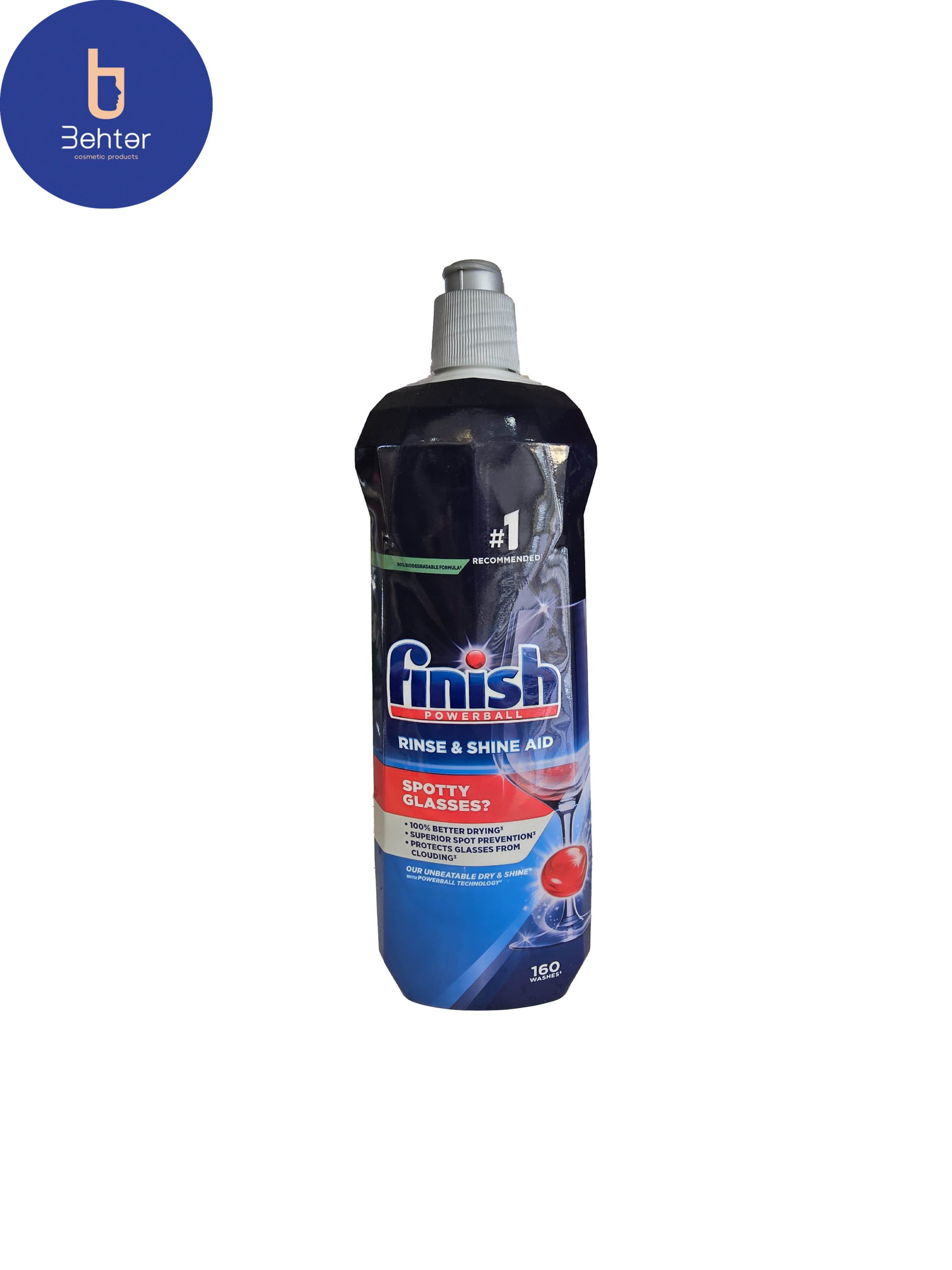 جلادهنده ماشین ظرفشویی فینیش مدل Rinse & shine AID حجم 800 میل Finish dishwasher polish model Rinse & shine AID volume 800 ml