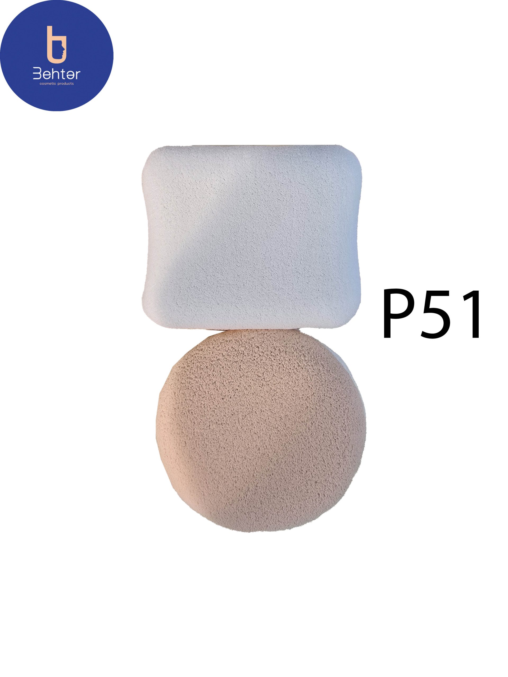 پد آرایشی حوله ای مکس ژورنال کد P51 بسته دو عددی  cosmetic pad Max Journal P51 two packs
