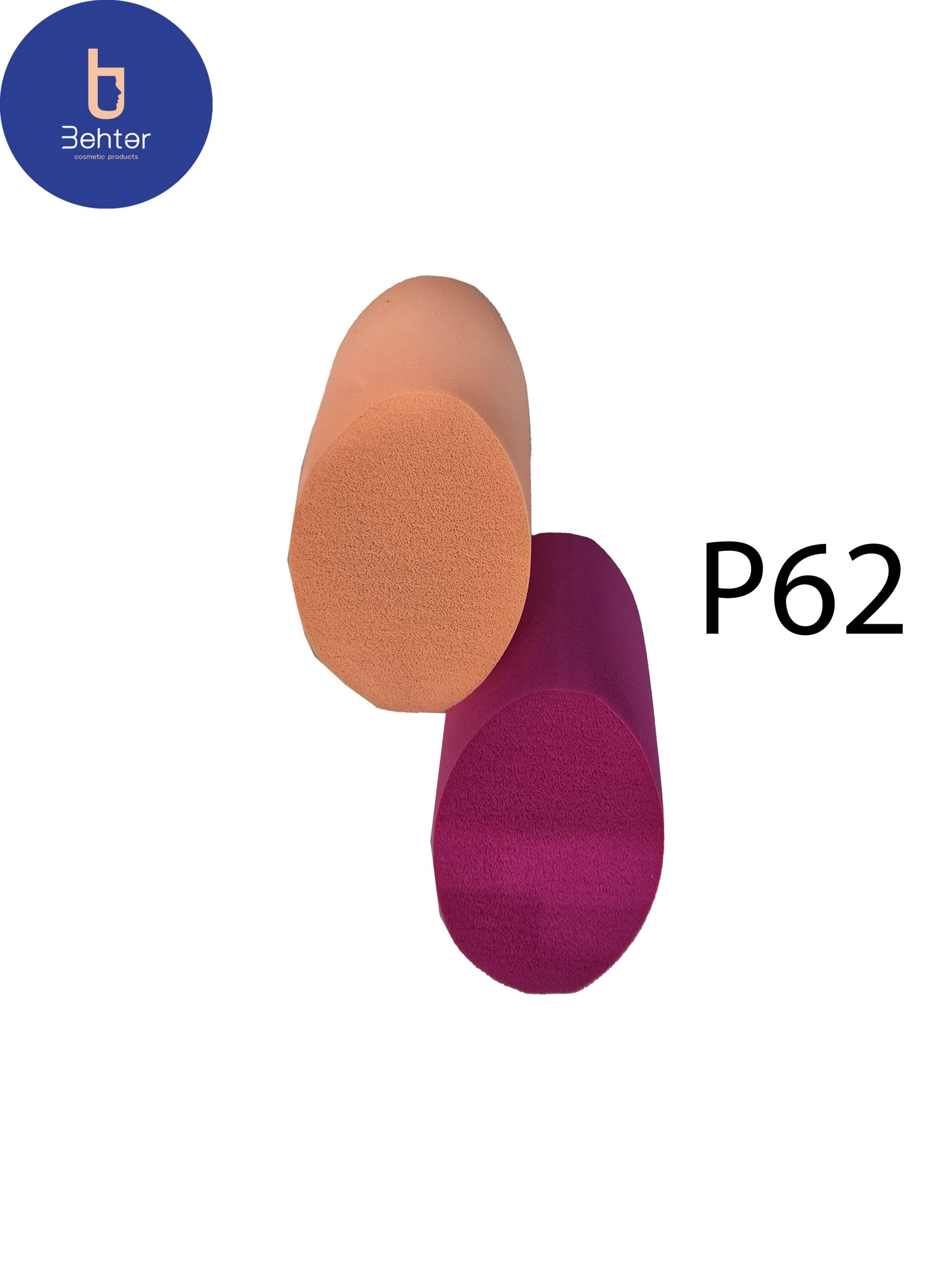 ابر پنکک مکس ژورنال کد P62 بسته دو عددی  Cosmetic pad Max Journal p62