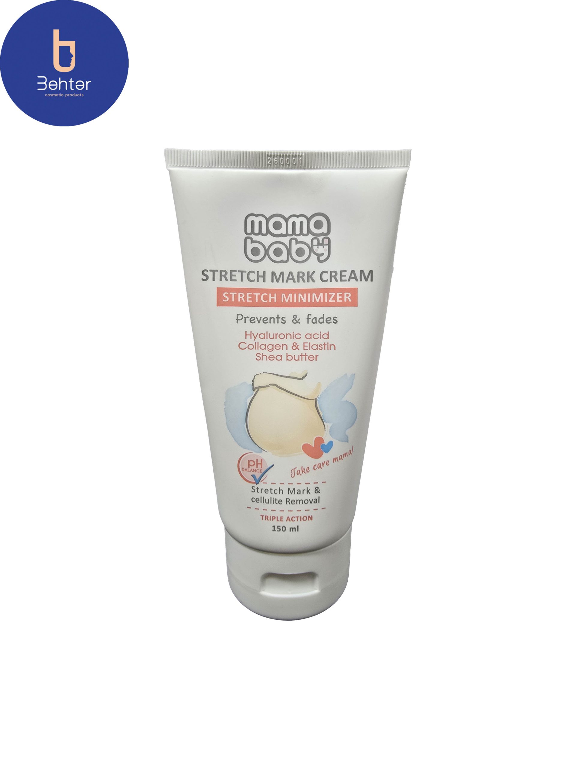 کرم ضد ترک پوست مادران ماما بیبی 150میل Mama Baby anti-crack cream for mothers 150 ml