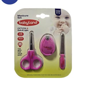 ست مانیکور کودک بیبی لند 512 کد Babyland children’s manicure set 512