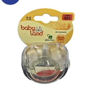 سرشیشه ارتودنسی بیبی لند سایز 6-0 ماهگی 501 کد Baby land orthodontic glass head size 0-6 months 501