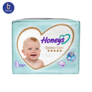 پوشک هانیز سایز 3 MEDIUM بسته بندی 38 عددی Honeys diapers ,size 3 MEDIUM, 38 pcs