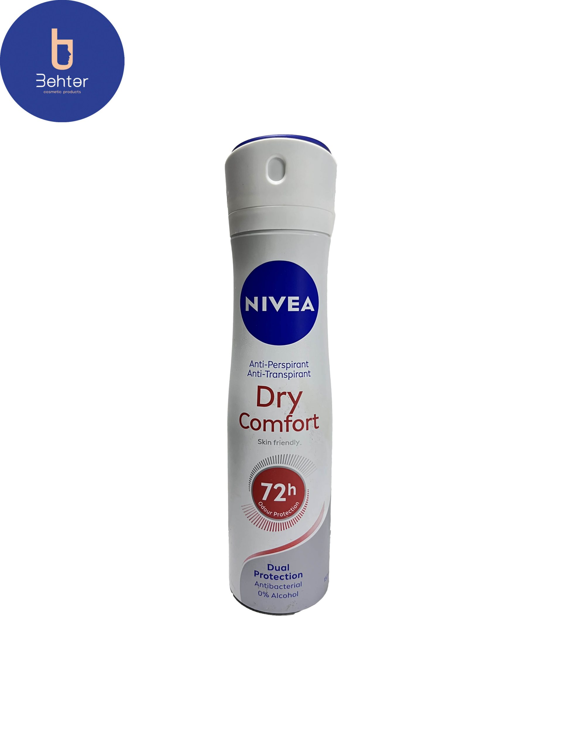 اسپری ضد تعریق زنانه Nivea مدل Dry Comfort 72h حجم 200 میل Nivea women’s antiperspirant spray, Dry Comfort 72h model, volume 200 ml