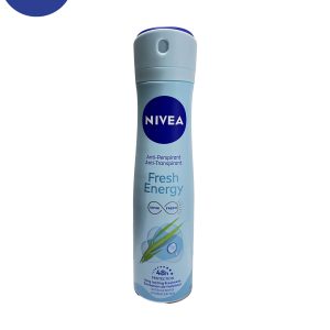 اسپری ضد تعریق زنانه Nivea مدلFresh Energy حجم150میل Nivea women’s antiperspirant spray, Fresh Energy model, volume 150 ml
