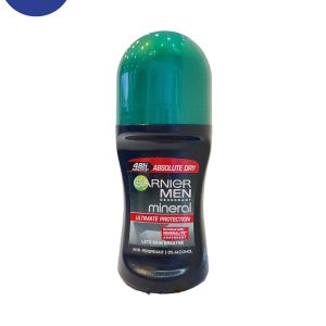 رول ضد تعریق مردانه Garnier مدل Absolute Dry حجم 50 میل Garnier antiperspirant roll for men, Absolute Dry model ,50 ml