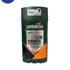 استیک ضد تعریق مردانه آمبرلا مدل gentle invisible حجم 90میلUmbrella antiperspirant stick for men, model gentle invisible, volume 90 ml