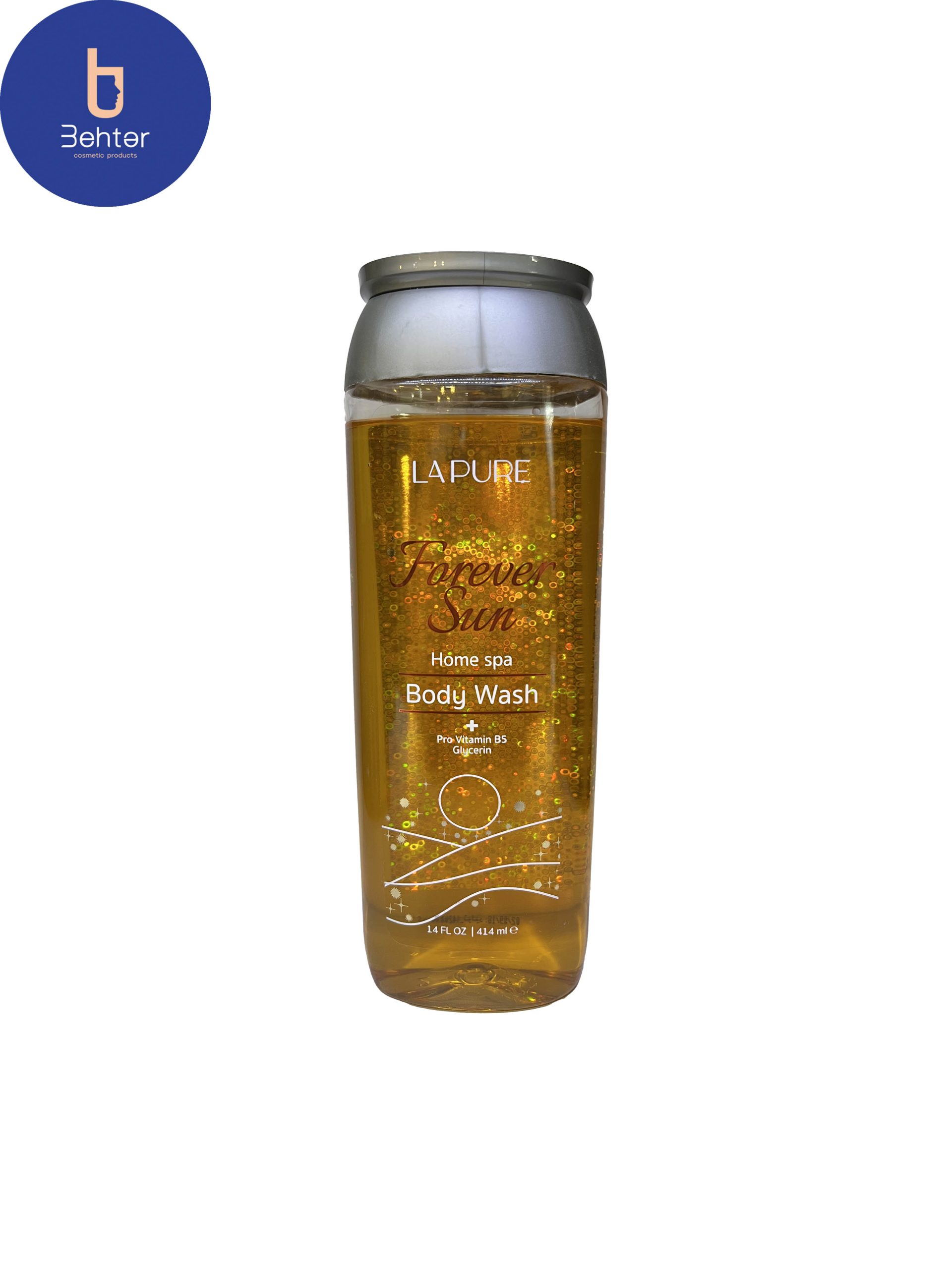 شامپو بدن شفاف لپیور مدل Forever Sun حجم 414 میلLepire transparent body shampoo, Forever Sun model, volume 414 ml