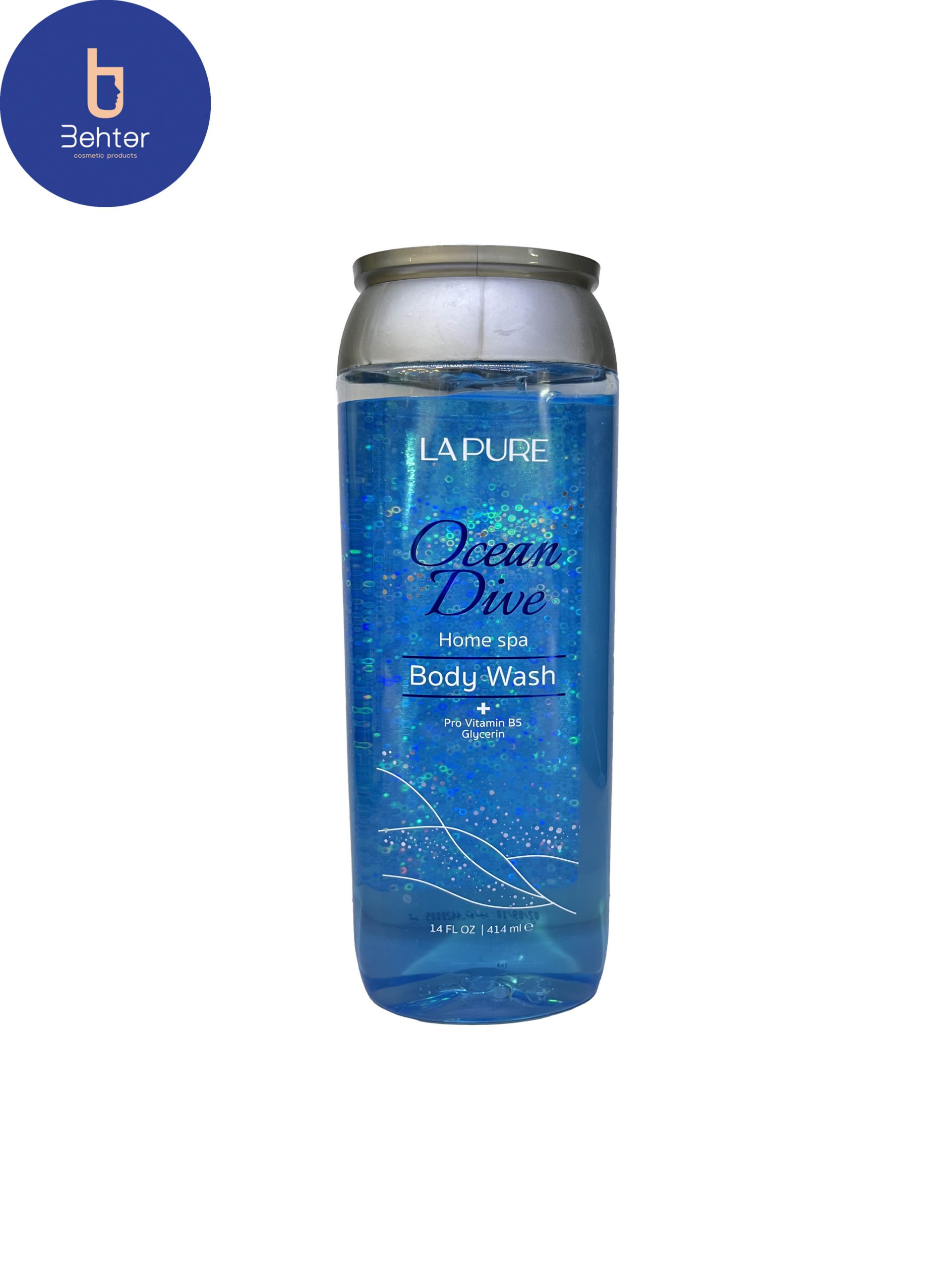 شامپو بدن شفاف لپیور مدل Ocean dive حجم414 میلLepire clear body shampoo, model Ocean dive, volume 414 ml