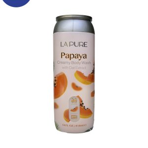 شامپو بدن کرمی لپیور پاپایا مدل Papaya حجم414 میلLepior papaya creamy body shampoo, Papaya model, volume 414 ml