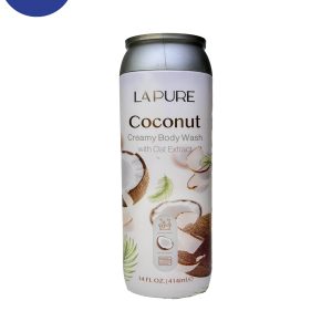 شامپو بدن کرمی لپیور نارگیل مدل coconut حجم 414 میلLepior coconut cream body shampoo, coconut model, volume 414 ml