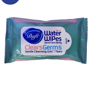 دستمال مرطوب پاک کننده دست و صورت دافی 12 عددDuffy hand and face cleansing wipes 12 pcs
