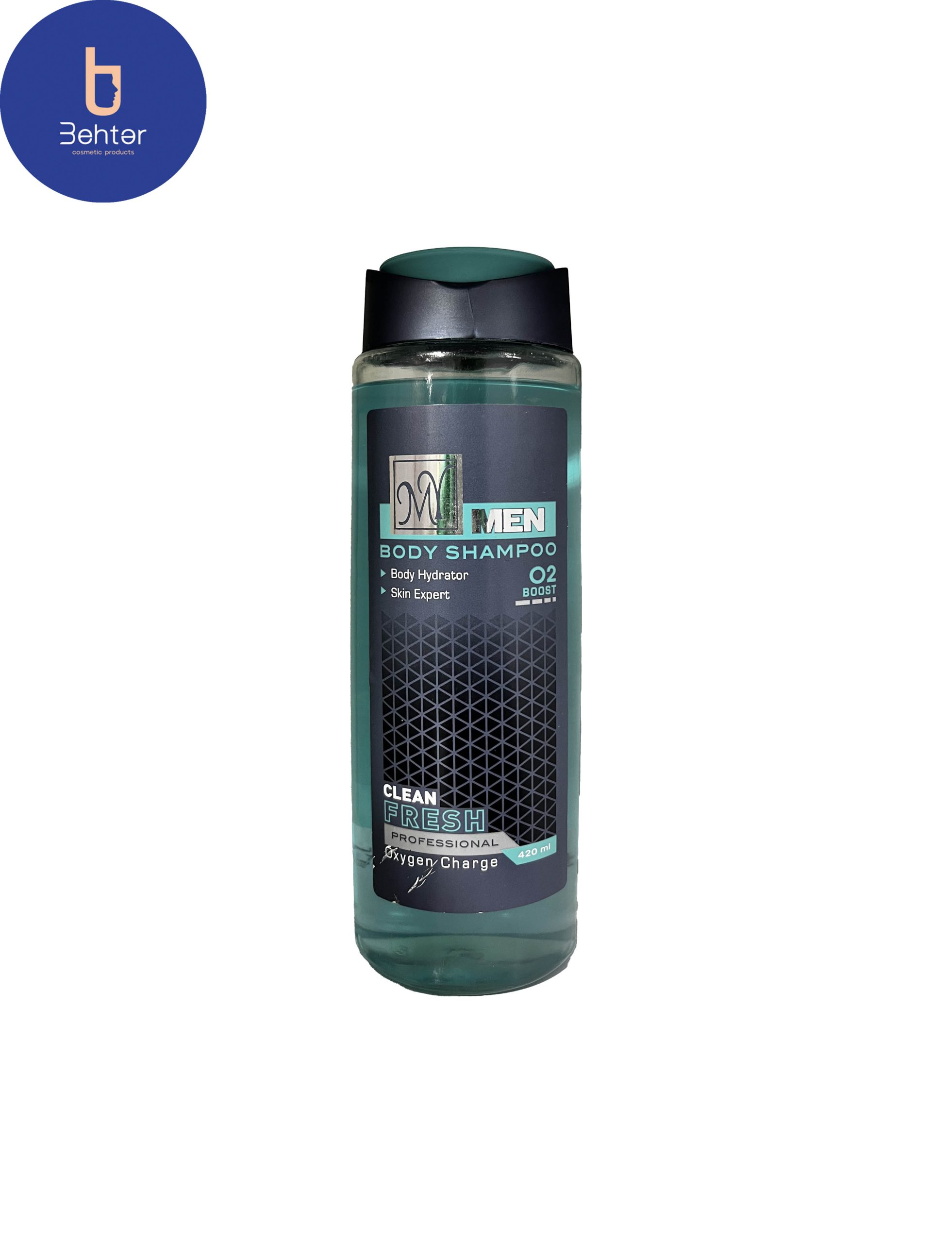 شامپو بدن خنک کننده کلین فرش مای مخصوص آقایان 420 میلی لیترClean Farsh Mai cooling body shampoo for men 420 ml