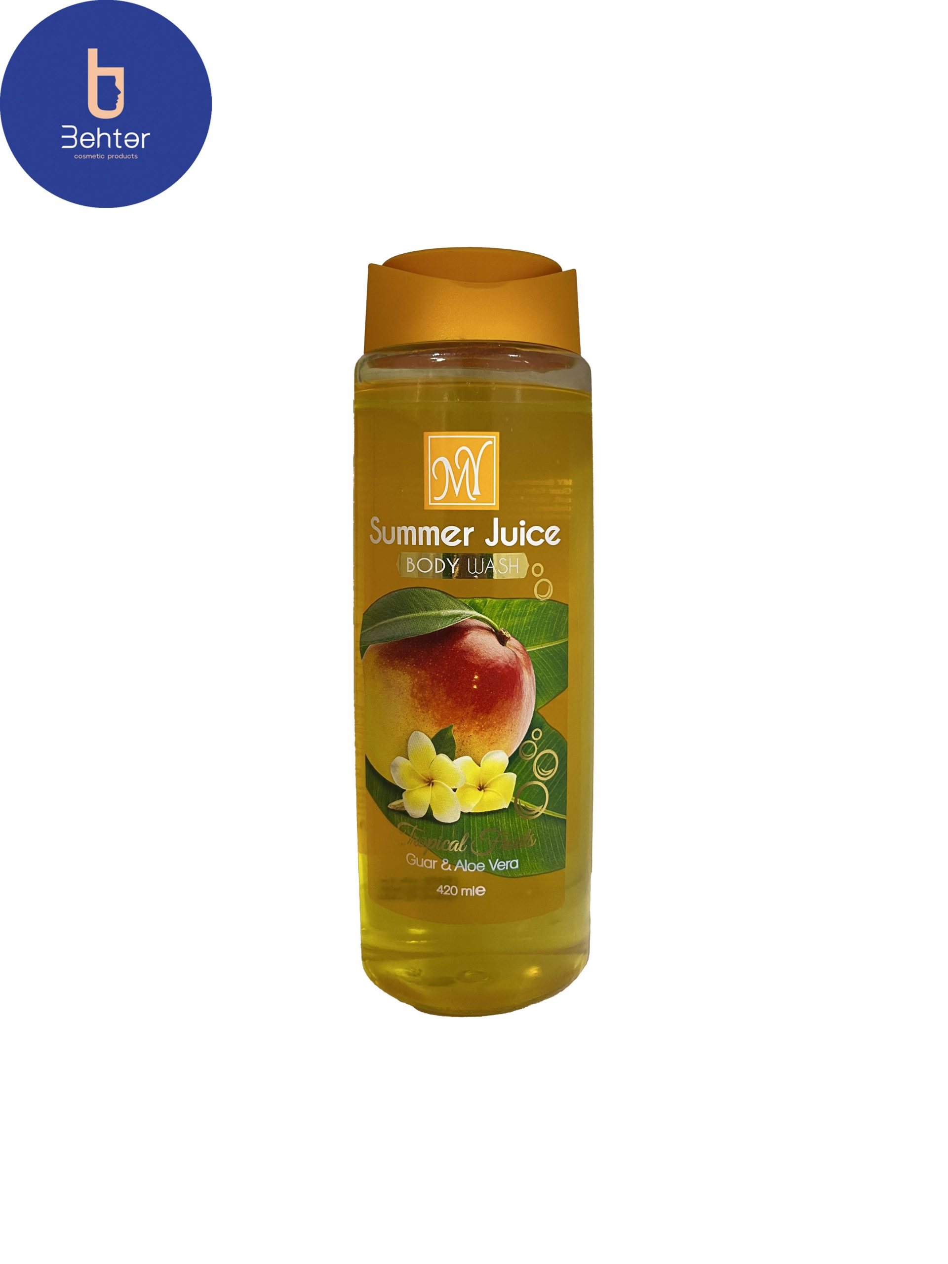 شامپو بدن سامر جویس مای حاوی عصاره آلوئه ورا و گوار ۴۲۰ میلSummer Juice May body shampoo containing aloe vera and guar extract 420 ml