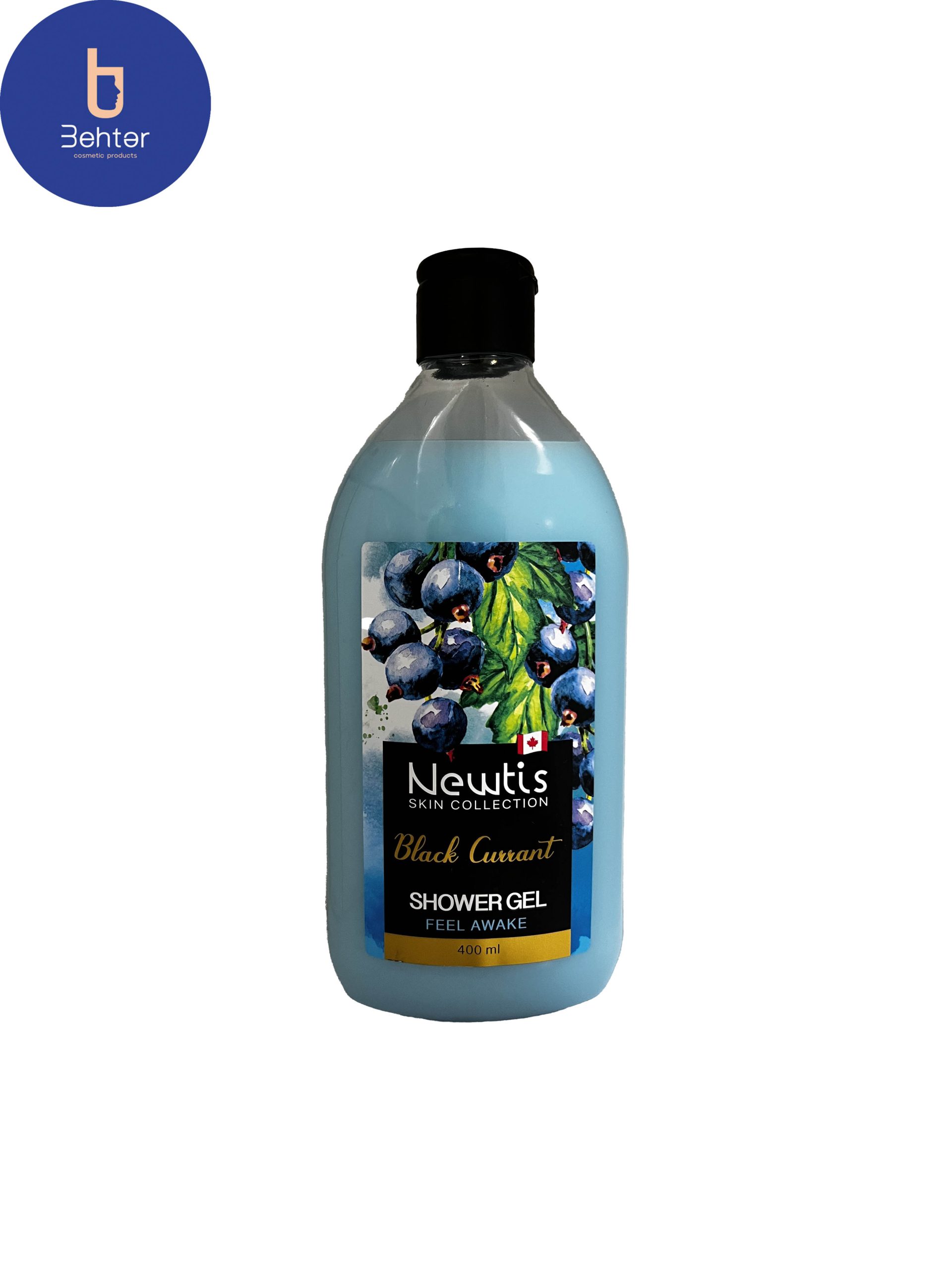 شامپو بدن کرمی نیوتیس مدل بلک کارنت حجم 400 میلNEWTIS creamy body shampoo, Blackcurrant model, volume 400 ml