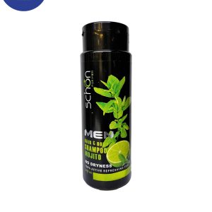 شامپو سر و بدن مردانه شون مدل موهیتو 400میلschon Mojito head and body shampoo for men, 400 ml