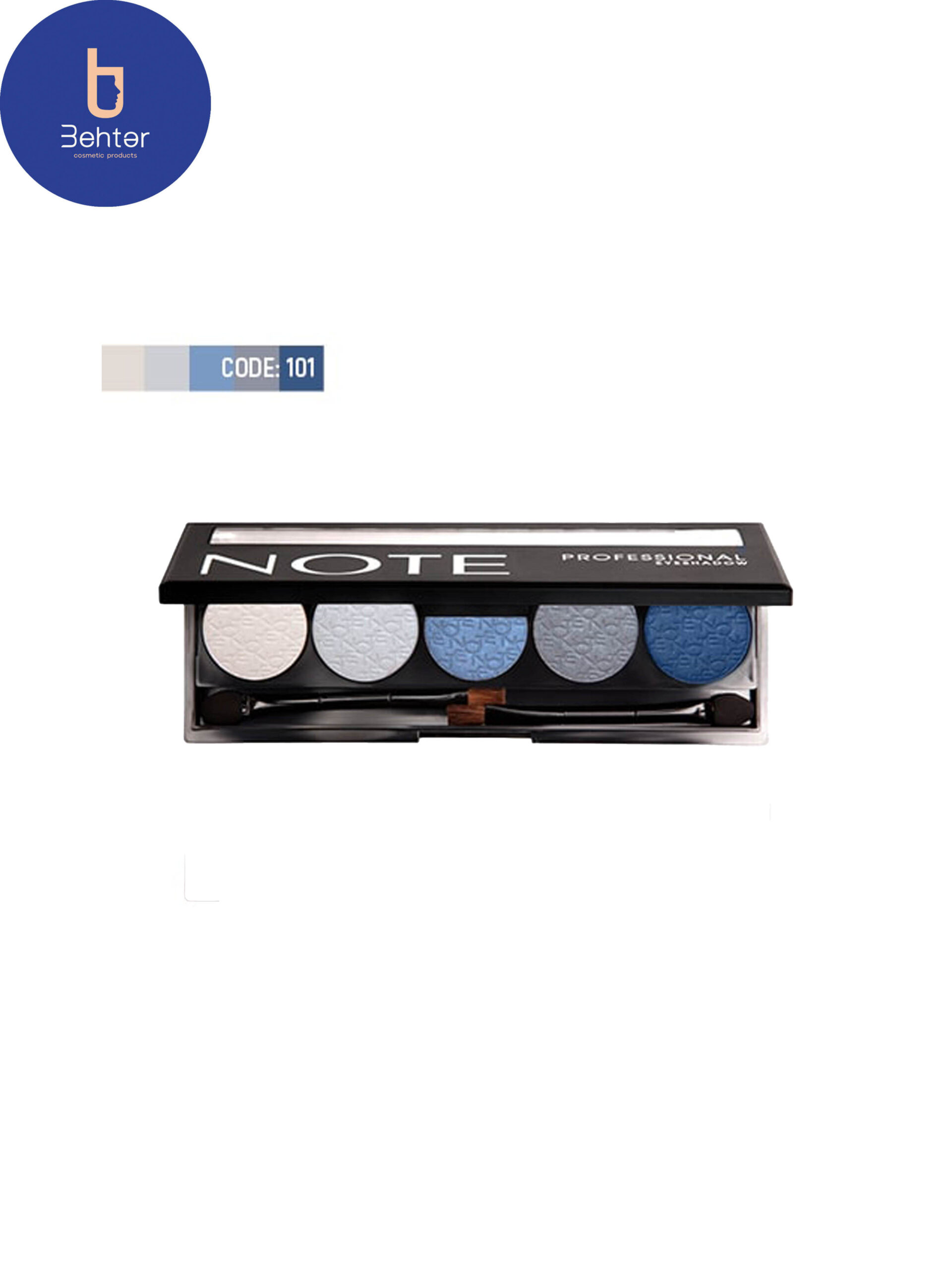 پالت سایه پنج عددی چشم پروفشنال نوت Note Professional eye shadow palette