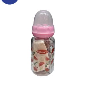 شیشه شیرخوری پیرکس بیبی لند سایز 6-0 ماهگی 518 کد 120 میل Baby land Pyrex milk bottle size 0-6 months 518 code 120 ml