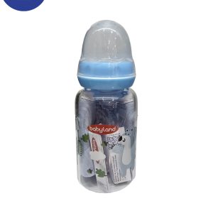 شیشه شیرخوری پیرکس بیبی لند سایز 6-0 ماهگی 517 کد 120میل Baby Land Pyrex milk  bottle size 0-6 months 517 code 120 ml