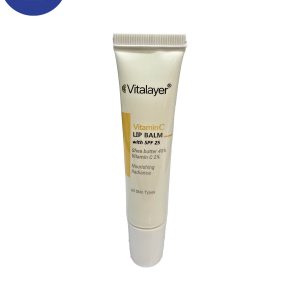 بالم لب روشن کننده ویتالیر حاوی ویتامین سی 15میل  Vitalayer brightening lip balm containing vitamin C 15 ml