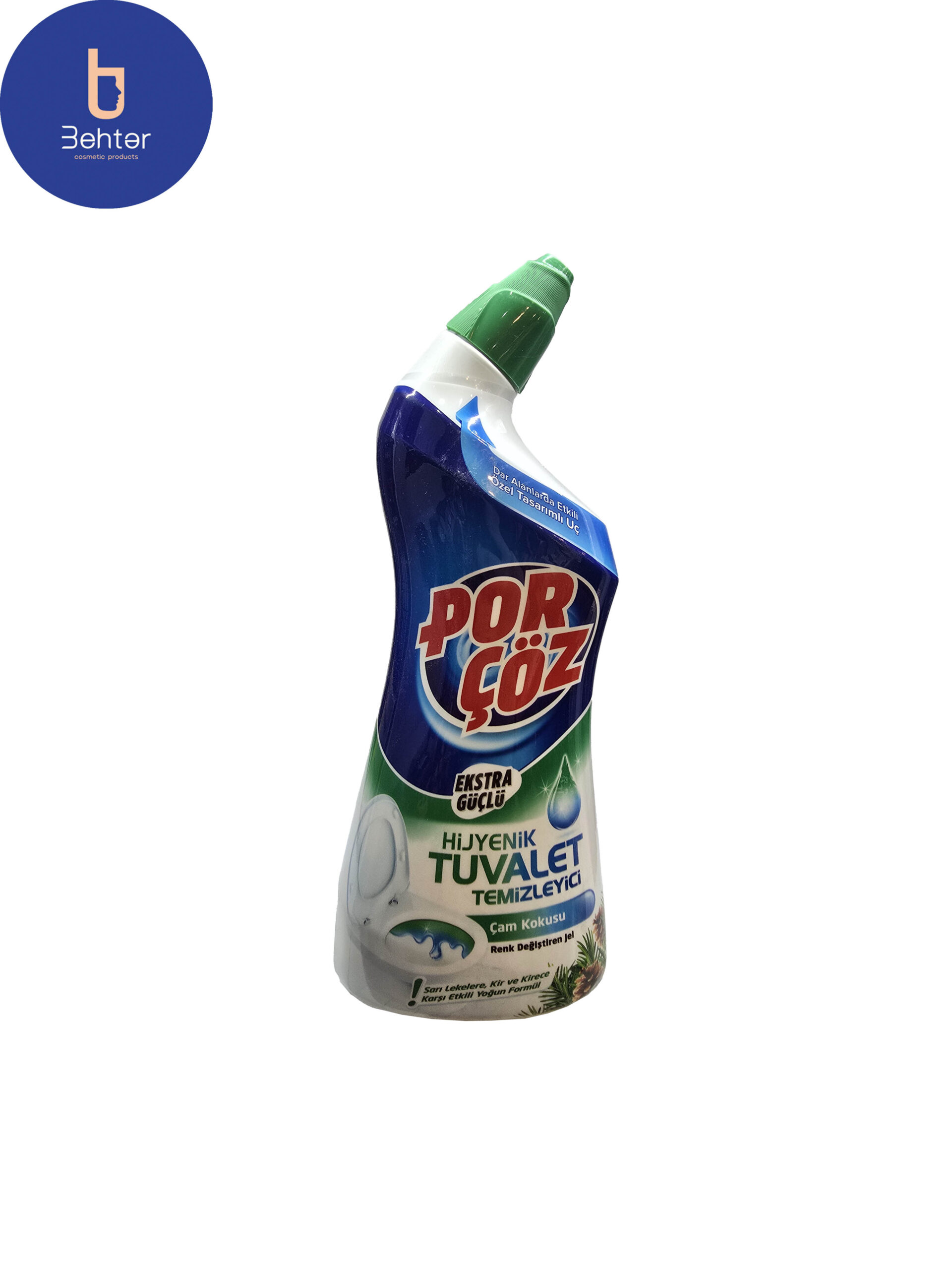 مایع تمیز کننده توالت فرنگی پورچوز مدل Ekstra Guclu حجم 750 میل Por coz toilet cleaning liquid, Ekstra Guclu model, 750 ml