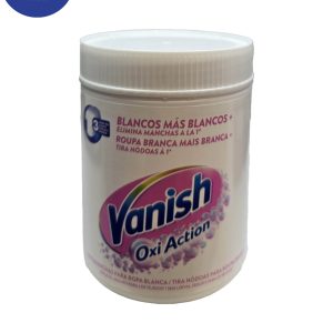 پودر لکه بر لباس ونیش مدل Oxi Action مناسب لباس های سفید 450 گرم Vanish stain powder on clothes, Oxi Action model, suitable for white clothes, 450 gr
