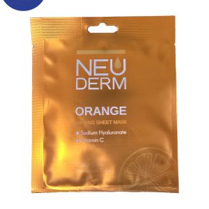 ماسک صورت نقابی پرتقال نئودرم 25 میل Neuderm orange face mask 25 ml