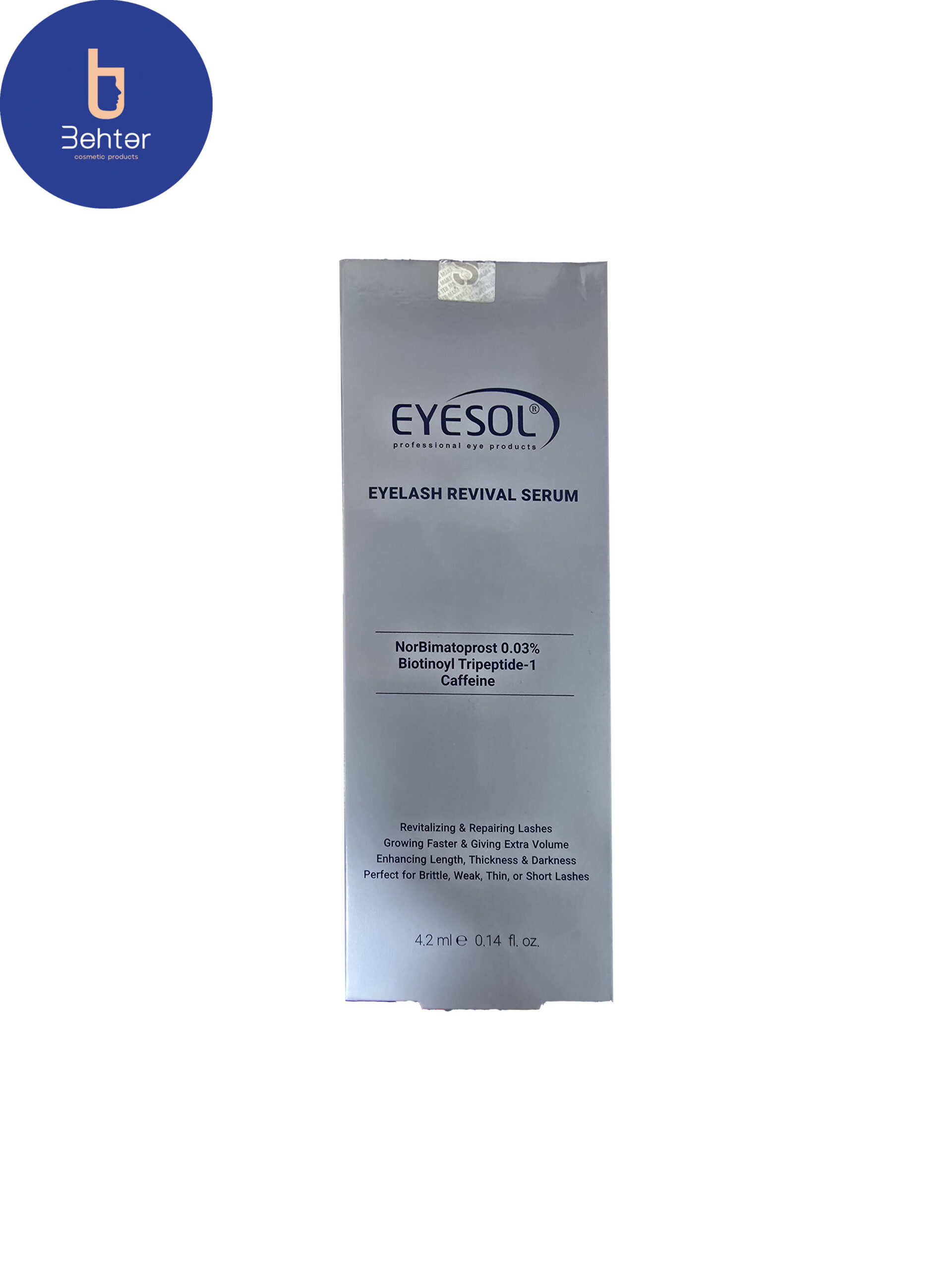 سرم تقویت مژه آیسول 4.2 میل Eyesol eyelash strengthening serum 4.2 ml