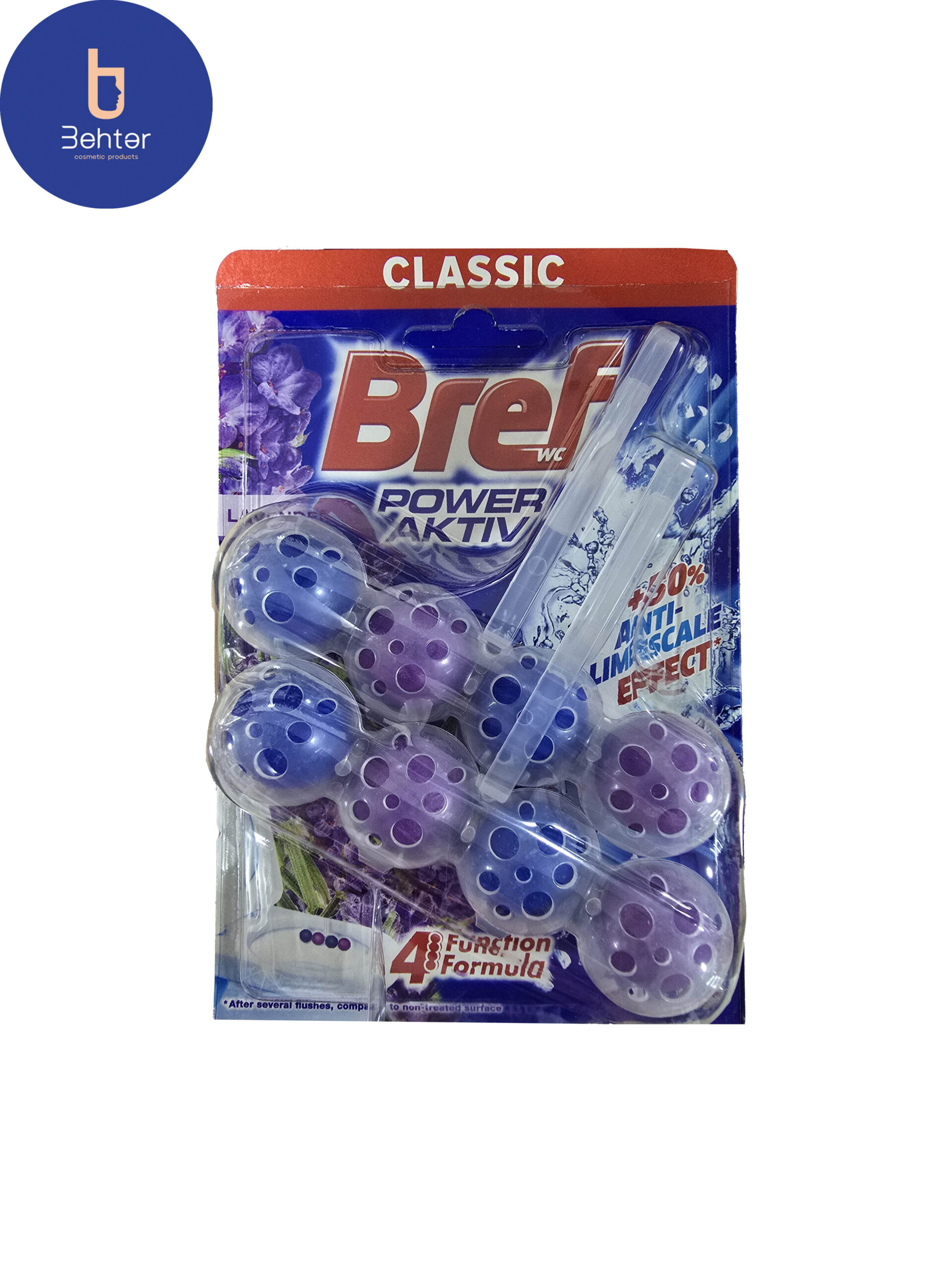 خوشبو کننده توالت فرنگی برف Bref توپی بسته بندی 8 عددی Bref toilet deodorizer, pack of 8 balls