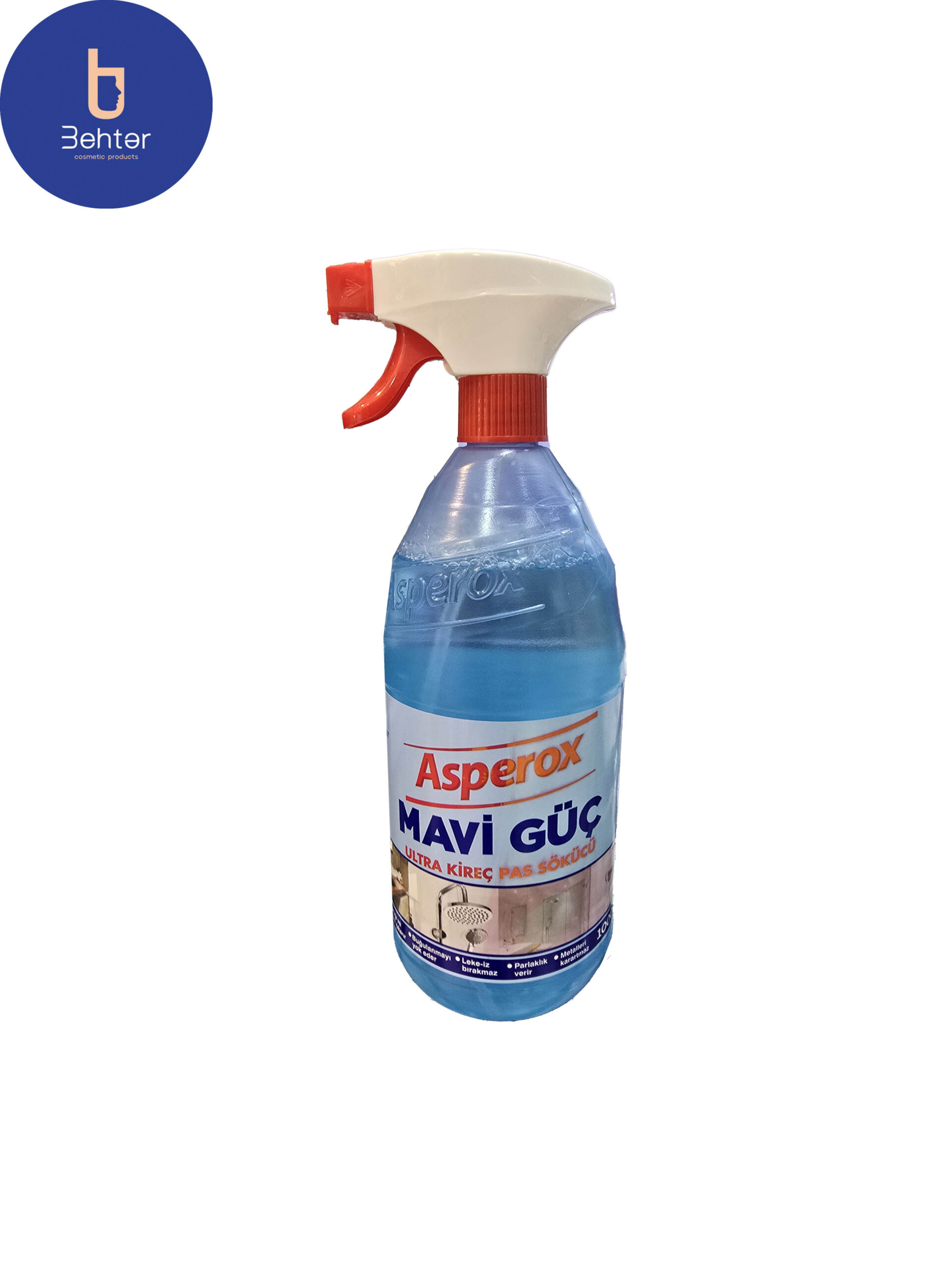 اسپری پاک کننده چندمنظوره Asperox mavi guc حجم 1000 میل Asperox mavi guc Multipurpose cleaning spray1000 ml