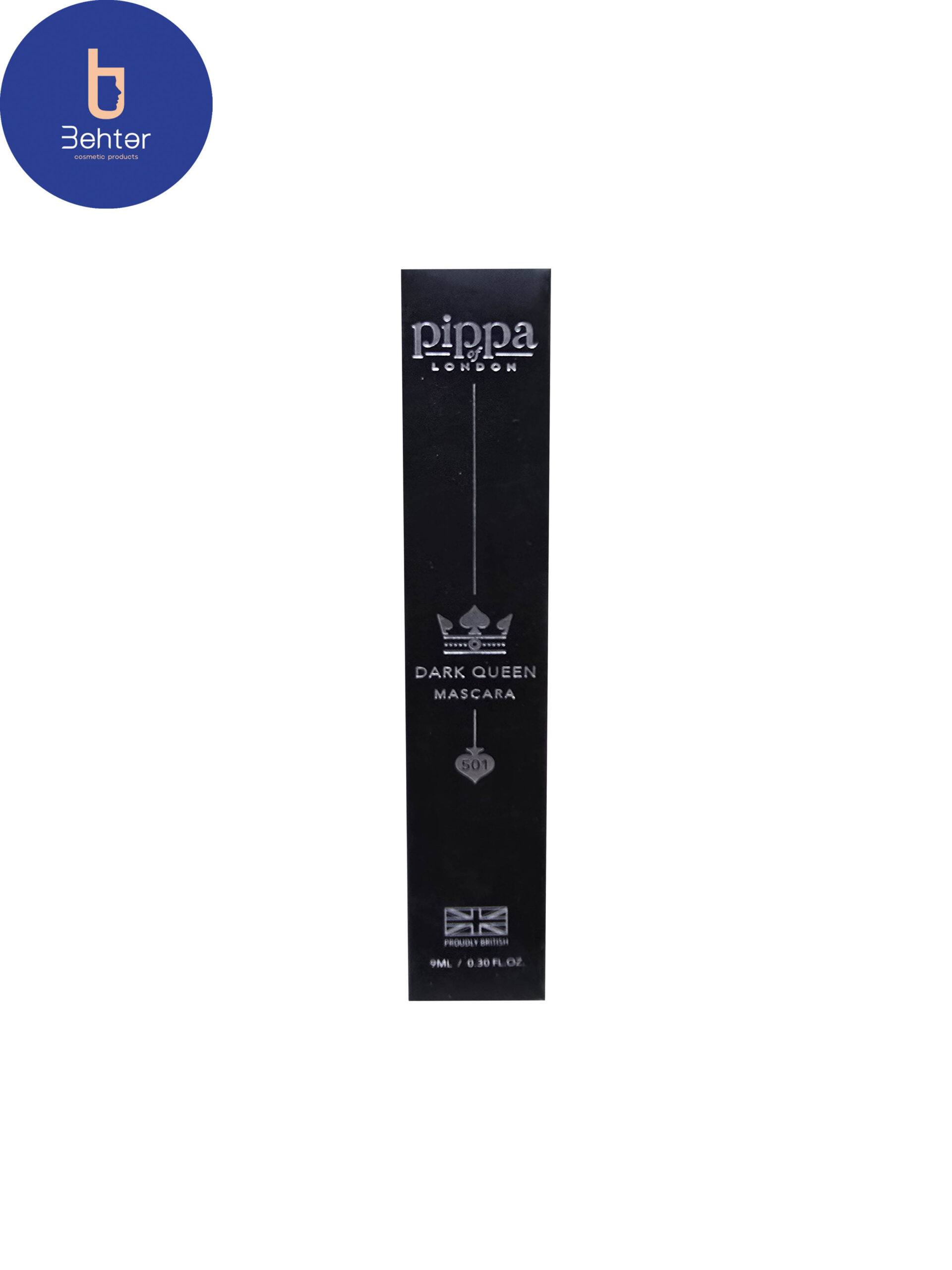 ریمل Dark queen پیپا کد501حجم 9 میل Pippa Dark Queen Mascara , 501code , 9 ml