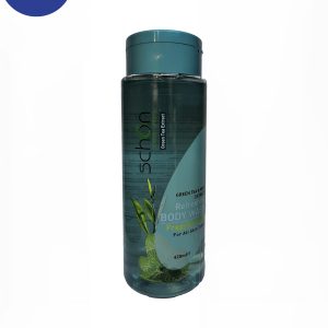شامپو بدن چای سبز و نعنا شون مناسب انواع پوست ۴۲۰ میلGreen tea and mint body shampoo, suitable for all skin types, 420 ml