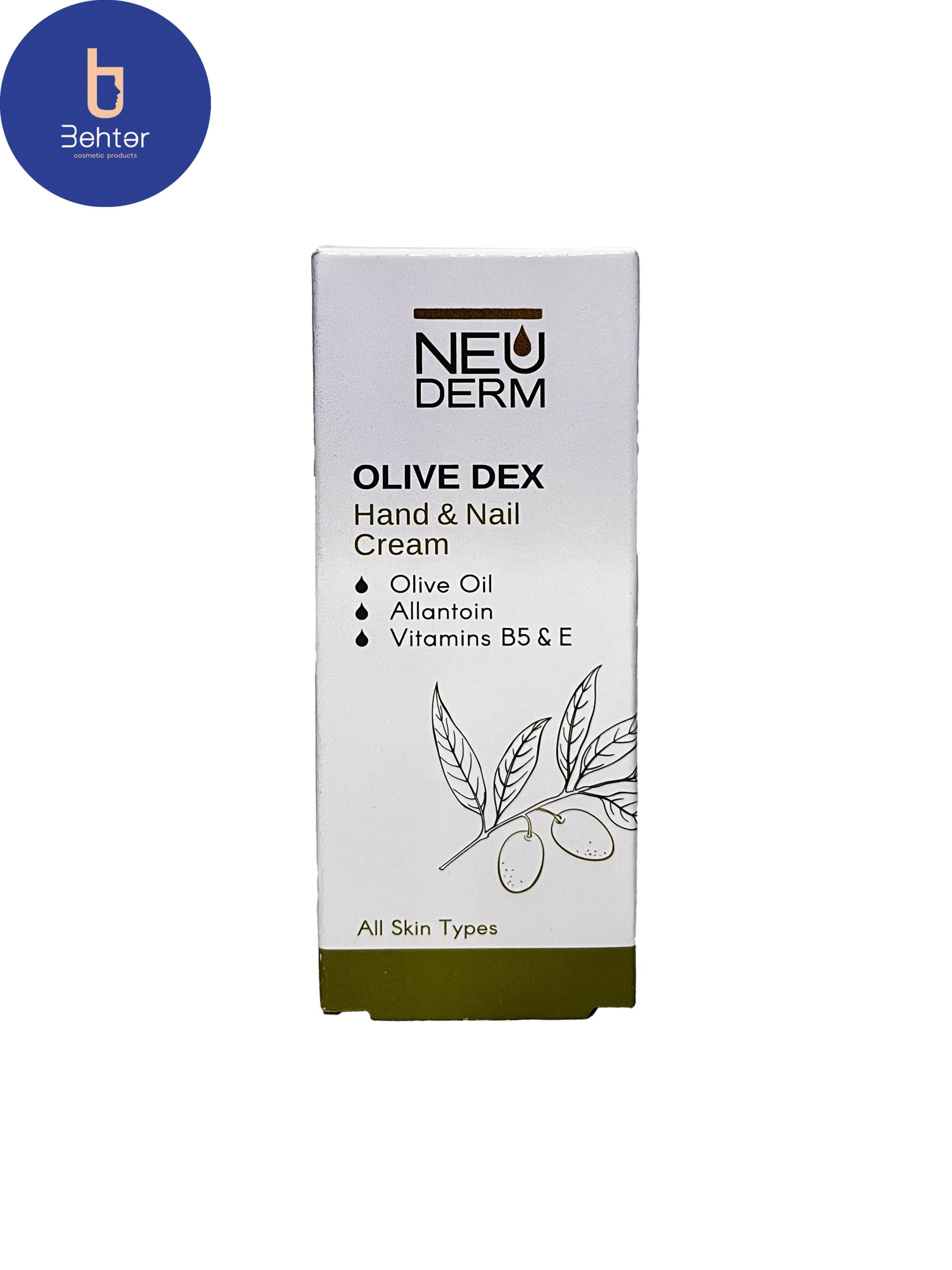 کرم دست و ناخن رینوتریو اولیو دکس نئودرم ۵۰ میلRhinotrio Olive Dex NEUDERM hand and nail cream 50 ml
