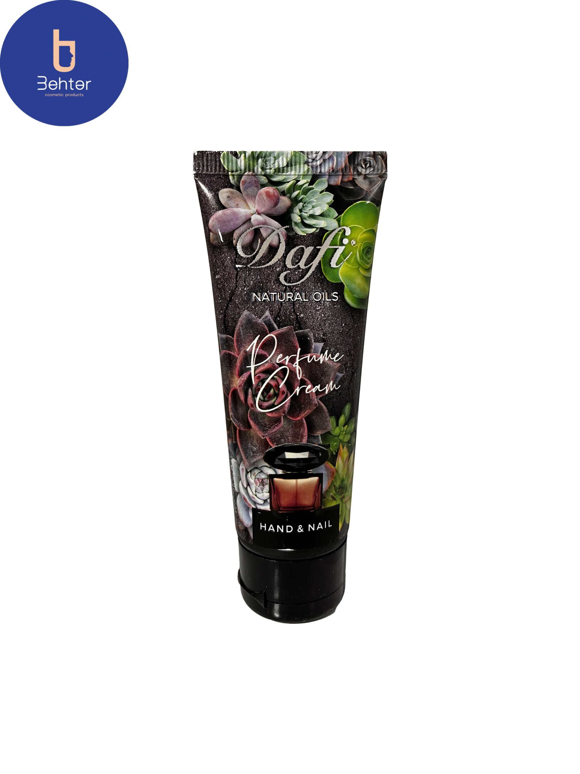 کرم مرطوب کننده معطر دست و ناخن اسانس ورساچه کریستال نویر حجم 75میلVersace Crystal Noir essential oil hand and nail moisturizing cream, volume 75 ml