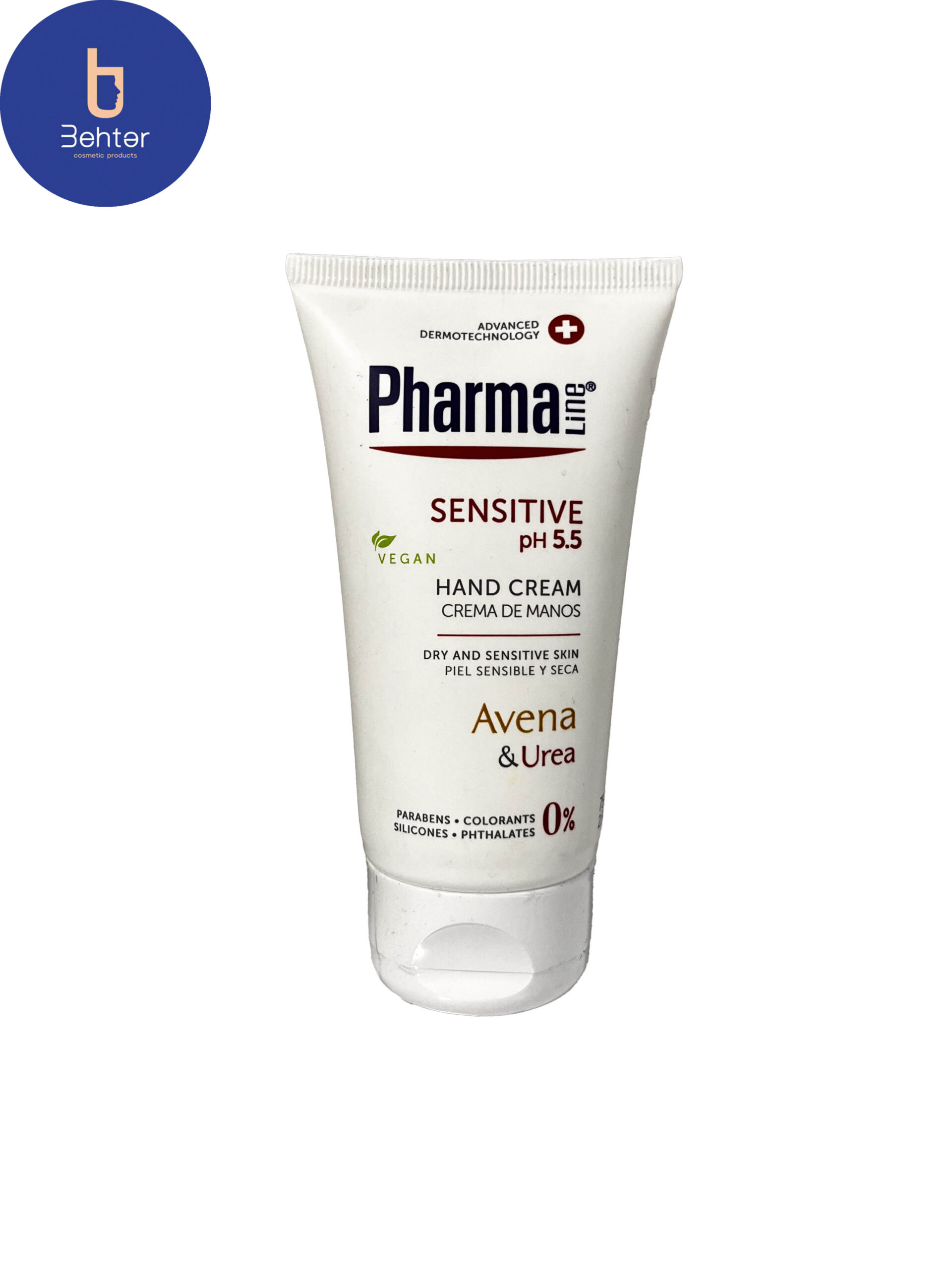 کرم دست مخصوص پوست حساس فارما لاین مدل SENSITIVE ph5.5 حجم75 میل Pharma Line Hand Cream for Sensitive Skin, Model SENSITIVE ph5.5, Volume 75 ml