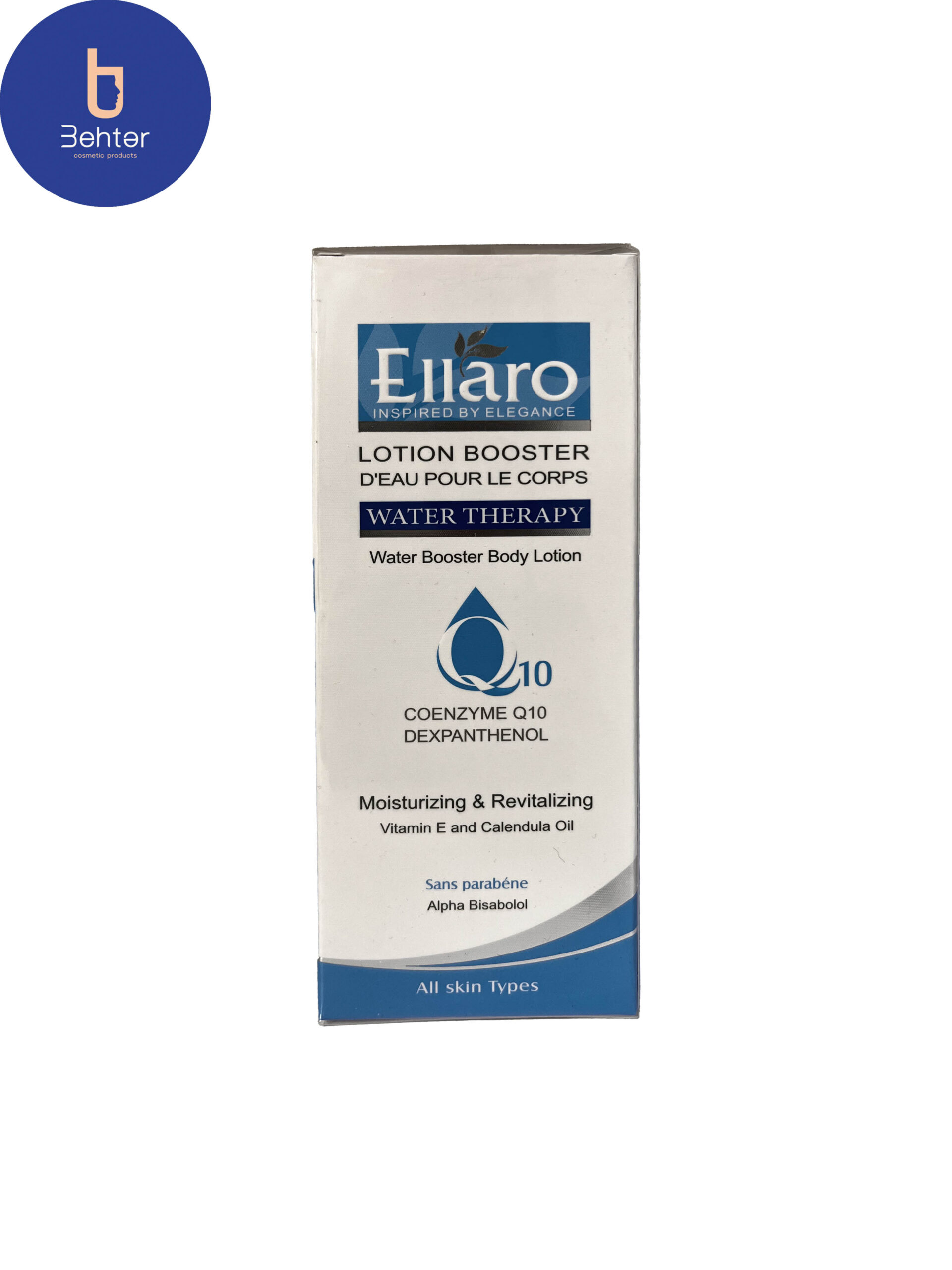 لوسیون بدن آبرسان و مرطوب کننده حاوی کوآنزیم Q10 الارو 150 میلHydrating and moisturizing body lotion containing coenzyme Q10 Ellaro 150 ml