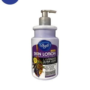لوسیون مرطوب کننده بدن اسطوخودوس دافی مناسب انواع پوست 470 میلDuffy lavender moisturizing body lotion suitable for all skin types 470 ml