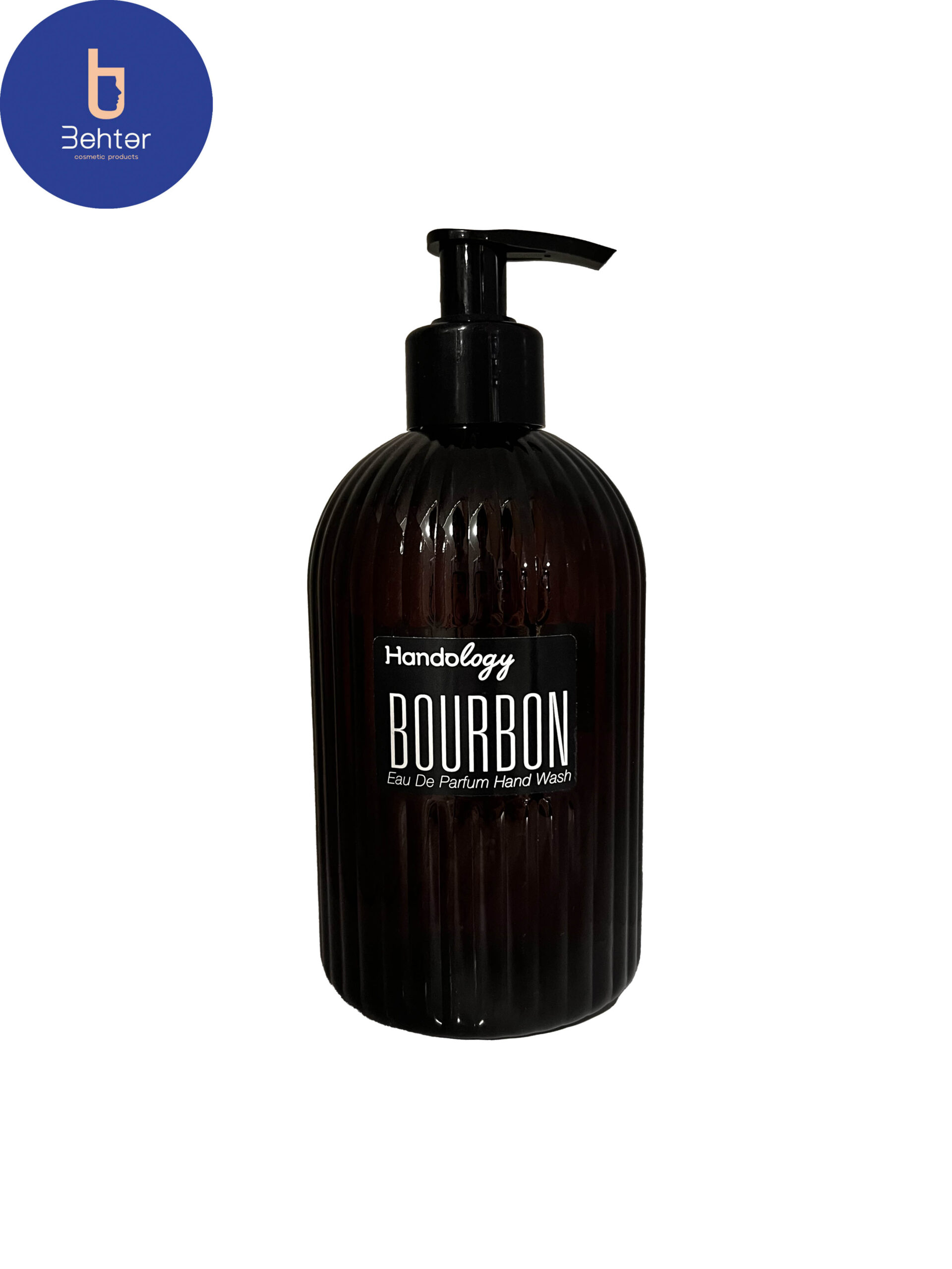 مایع دستشویی پرفیوم هندولوژی مدل بوربن حجم 470 میلhandology perfume toilet liquid, bourbon model, volume 470 ml