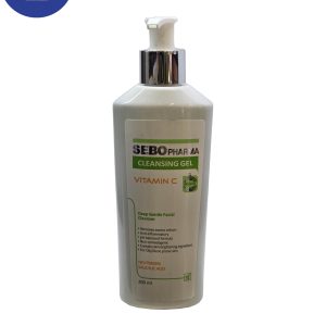 ژل شستشوی صورت سبو فارما مناسب پوست چرب 200 میل Sebo Pharma facial wash gel for oily skin 200 ml