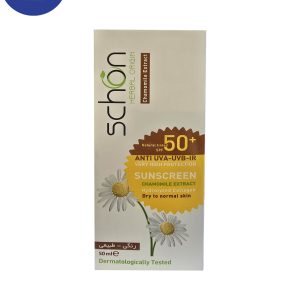 ضد آفتاب رنگ طبیعی فاقد چربی SPF50 شوون 50میل Schon Natural Color Sunscreen Oil-Free SPF50,50ml
