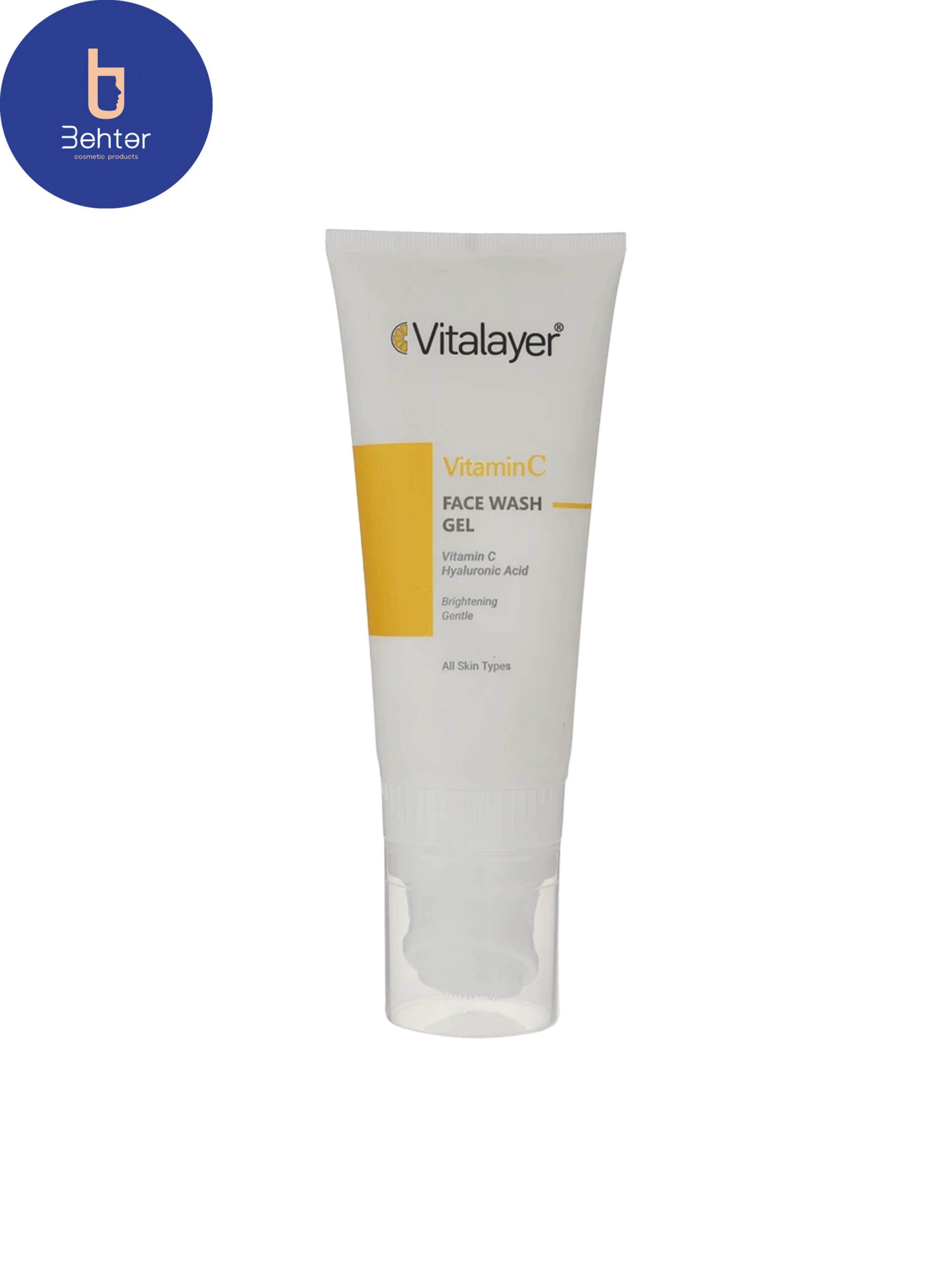ژل شستشوی صورت ویتالیر مدل Vitamin cحجم 200میل Vitalayer facial wash gel Vitamin C model, 200 ml