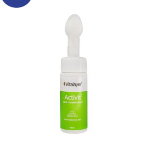 فوم شستشوی صورت ویتالیر مدل Activit مناسب پوست چرب 150میل Vitalayer Activit facial cleansing foam, suitable for oily skin, 150 ml