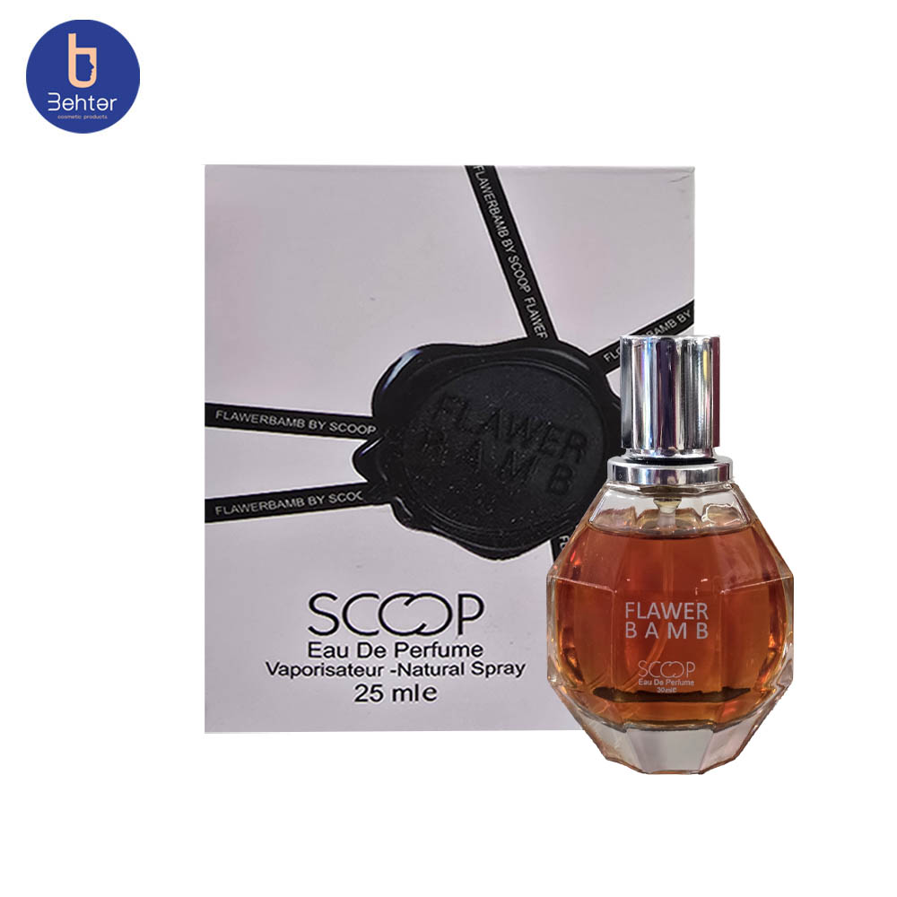 عطر ادکلن مینیاتوری اسکوپ ویکتور اند رولف فلاور بمب حجم 25میلViktor & Rolf Flower Bomb Miniature Eau de Toilette, 25ml