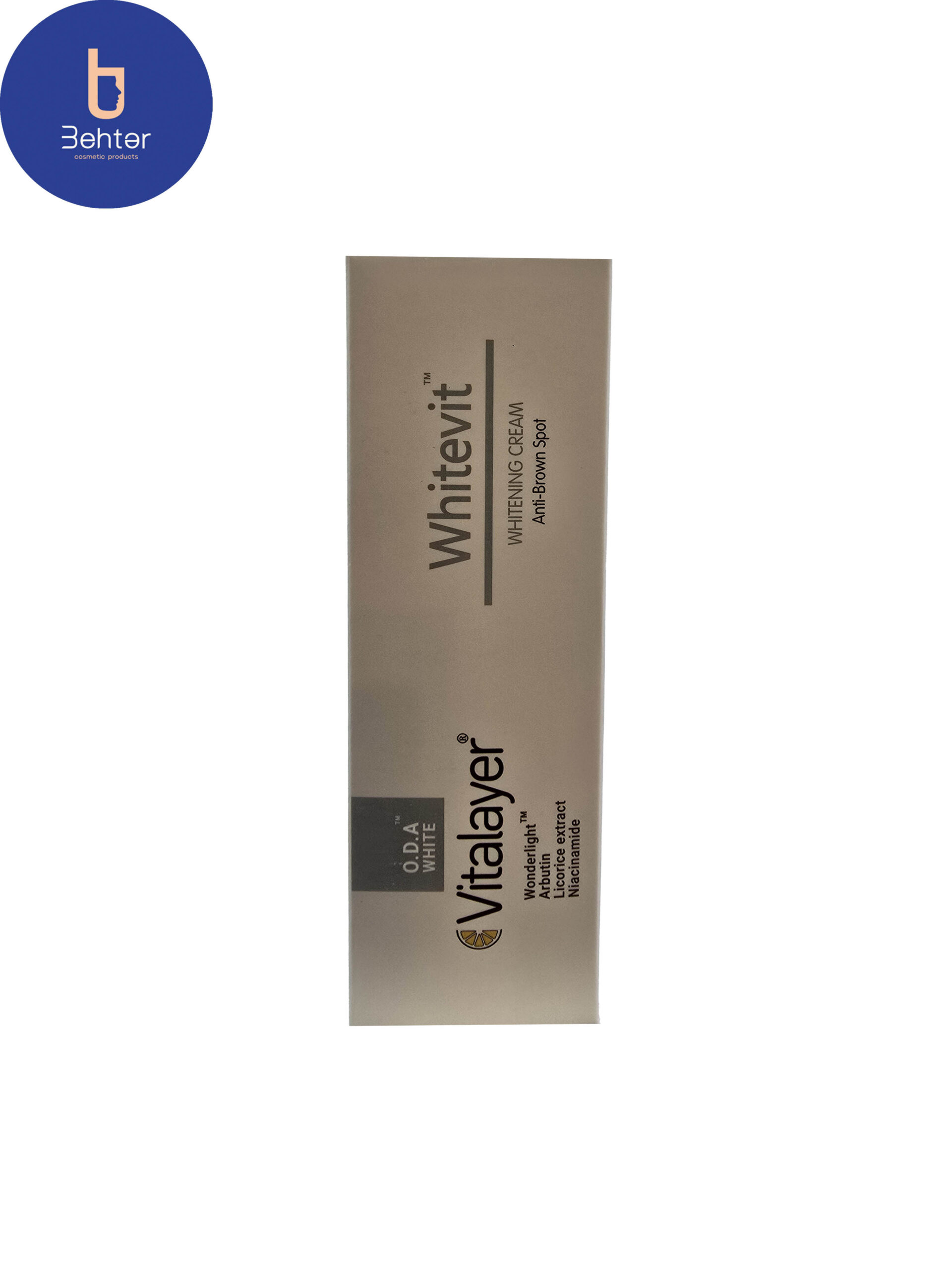 کرم روشن کننده و ضد لک وایت ویت ویتالیر30میل Vitalayer whitevit Brightening and Anti-Blemish Cream 30ml